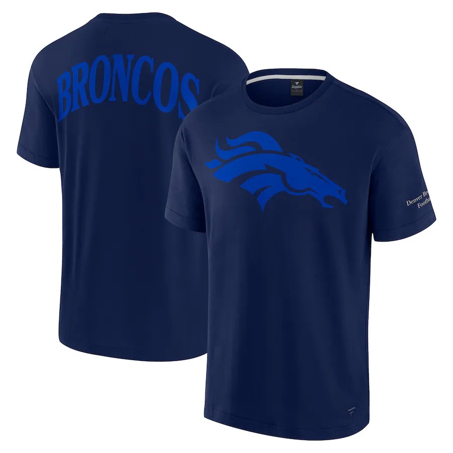 Men denver broncos blue 20241213 NFL T shirt->nfl t-shirts->Sports Accessory
